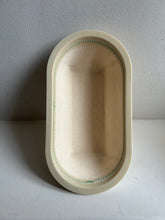 Load image into Gallery viewer, Long Oval Plain Proving Banneton Basket 1000g - WOOL & Biodegradable Polypropylene - Internal Dimensions 28cm x 13.5cm x7.5cm