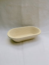 Load image into Gallery viewer, Long Plain Oval Proving Banneton Basket 500g - Upper Internal Dimensions 23cm x 12cm (compressed wood pulp)
