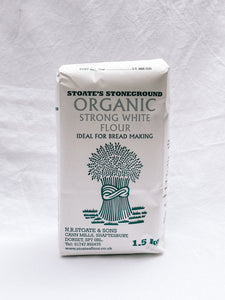 Organic Stoneground Strong White Flour 1.5kg